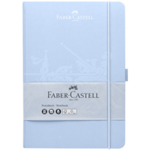 FABER-CASTELL Carnet, A5, quadrillé, bleu ciel