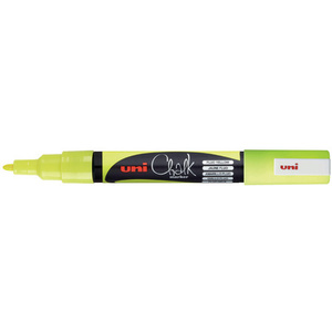 uni-ball Marqueur craie Chalk marker PWE3MS, jaune fluo