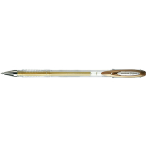 uni-ball Stylo roller encre gel SIGNO Métal UM120NM, or