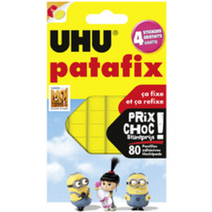 UHU Pâtes adhésives patafix 'MINECRAFT', jaune