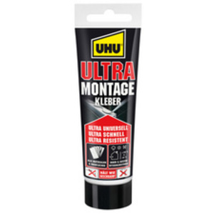 UHU Colle de montage Ultra, sans solvants, tube de 75 g