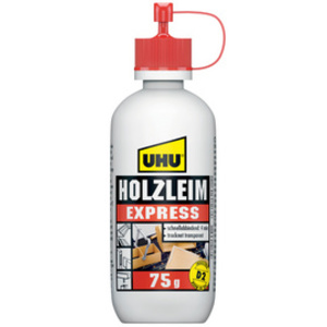 UHU Colle à bois Express D2, sans solvant, 75 g en flacon