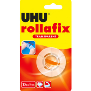 UHU Ruban adhésif rollafix avec dévidoir, transparent