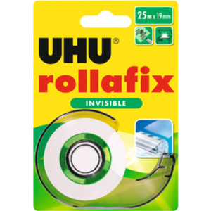 UHU Ruban adhésif rollafix 19 mm x 25 m, invisible