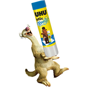 UHU Présentoir scolaire 2025: bâton de colle stic + bâton