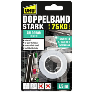 UHU Ruban adhésif de montage STARK, double face, blanc