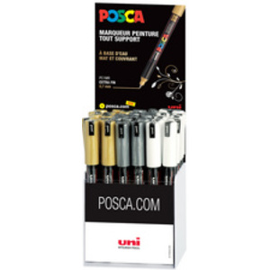 POSCA Marqueur à pigment PC-1MR, présentoir de 36