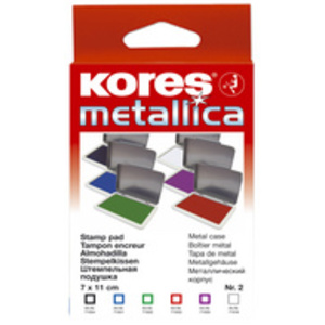 Kores Tampons encreur METALLICA, (L)110 x (P)70 mm,