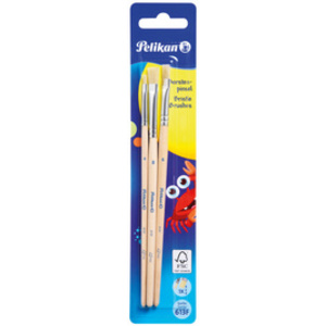 Pelikan Kit de pinceau brosse 613 F, 10 pièces, assorti