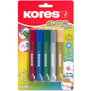 Kores Colle liquide 'Glitter Glue', couleurs assorties