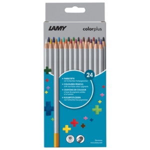 LAMY Crayon de couleur triangulaire colorplus, étui de 12