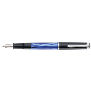 Pelikan Stylo plume M 205, bleu marbré, EF