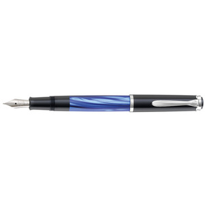 Pelikan Stylo plume M 205, bleu marbré, F