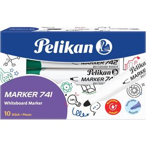 Pelikan Marqueur pour tableau blanc 741, vert