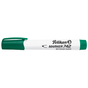 Pelikan Marqueur à tableau blanc 742, pointe biseautée, vert