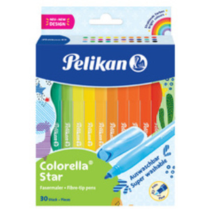 Pelikan Feutre colorella star, étui carton de 30