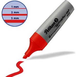 Pelikan Surligneur 490 eco, rouge fluo