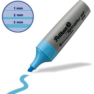 Pelikan Surligneur 490 eco, bleu fluo