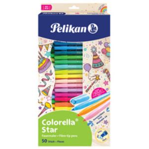 Pelikan Feutre colorella star, étui carton de 50