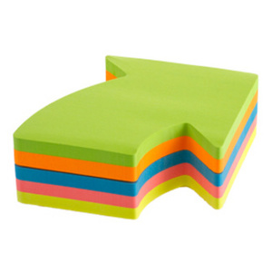 Kores Bloc-note adhésif 'Flèche', 70 x 70 mm, uni