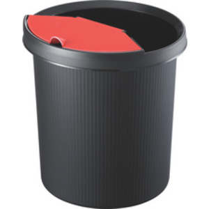 helit Corbeille à papier 'the german line', 18 litres, noir