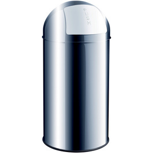 helit Poubelle en inox 'the dome', 50 litres, argent