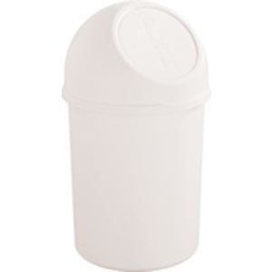 helit Poubelle 'the flip', 6 litres, blanc