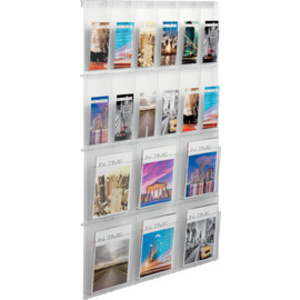 helit Porte-brochures mural 'the placativ', transparent