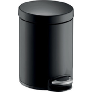 helit Poubelle cosmétique à pédale 'the silent', 5 L, blanc