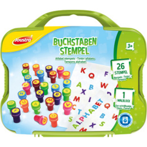 Joustra Kit de tampons 'TAMPONS ALPHABET', en mallette