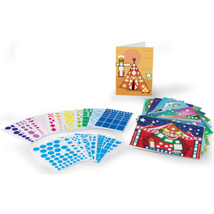 Joustra Tableaux de gommettes MAXI, 108 pièces