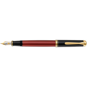 Pelikan Stylo plume 'Souverän 400', noir/rouge, F