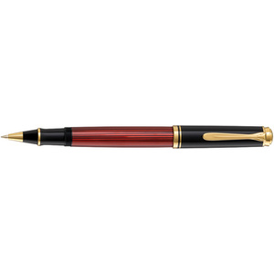 Pelikan Stylo roller 'Souverän 400', noir/rouge