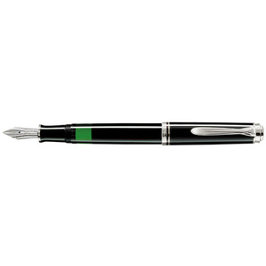 Pelikan Stylo plume 'Souverän 405', noir/argent, M