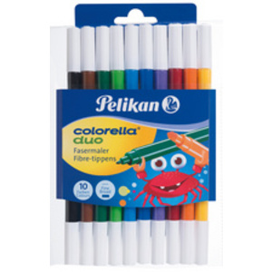 Pelikan Feutres colorella duo, rond, étui de 10