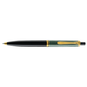 Pelikan Stylo à bille rétractable 'Souverän 400', noir/vert