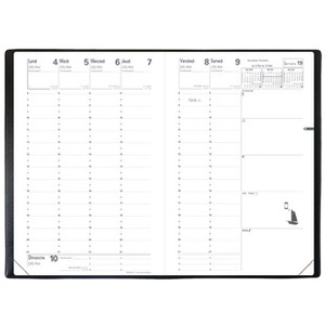 QUO VADIS Agenda 'Ministre', 160 x 240 mm, 2026, noir