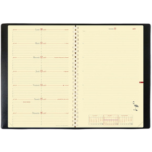 QUO VADIS Agenda 'Note 24 S', 160 x 240 mm, 2026, noir