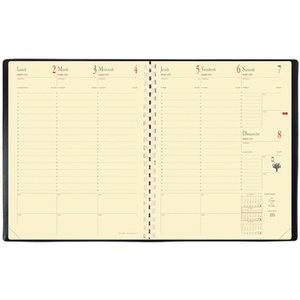 QUO VADIS Agenda 'Manager', 210 x 270 mm, 2026, noir