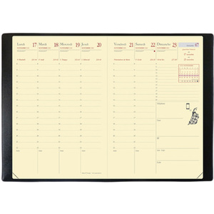 Quo Vadis Agenda de poche 'Affaires Prestige', 2026, noir