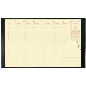 QUO VADIS Agenda 'Président Prestige', 2026, Impala noir