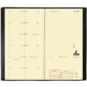 QUO VADIS Agenda de poche 'Italnote S', 2026, Impala noir