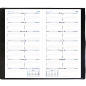 QUO VADIS Agenda de poche Silma, 88 x 170 mm, 2026, noir