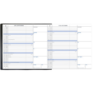 QUO VADIS Agenda de poche 'MINIBEST' 75 x 140 mm, 2026, noir