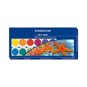 STAEDTLER Boîte de peinture Noris, 12 couleurs