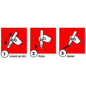 Marabu Marqueur pour porcelaine 'Porcelain Painter', noir