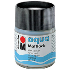 Marabu Vernis mat Aqua, mat, 50 ml, en flacon de verre