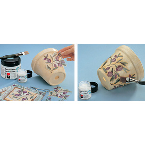 Marabu vernis & colle pour serviettes, brillant, 50 ml, dans