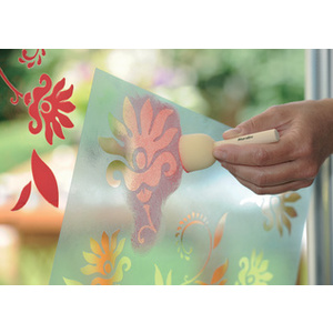 Marabu Pinceau pour pochoir, kit de 3