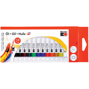 Marabu Peinture à l'huile, set de 12